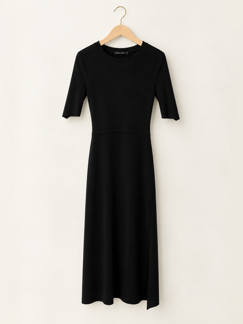 Judith & Charles Black Midi Dress Size Small Like New